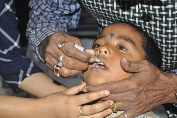 Tripura Health Dept kicks off Pulse Polio immunization drive for 2019